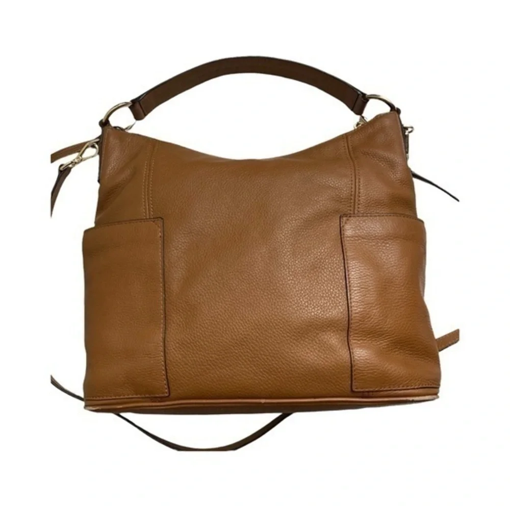 Michael kors brown leather Anita two way bag